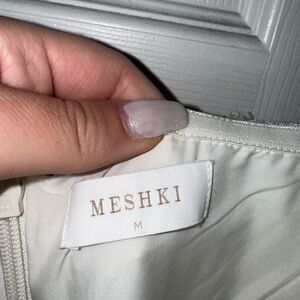 Meshki Elegant Cream Dress